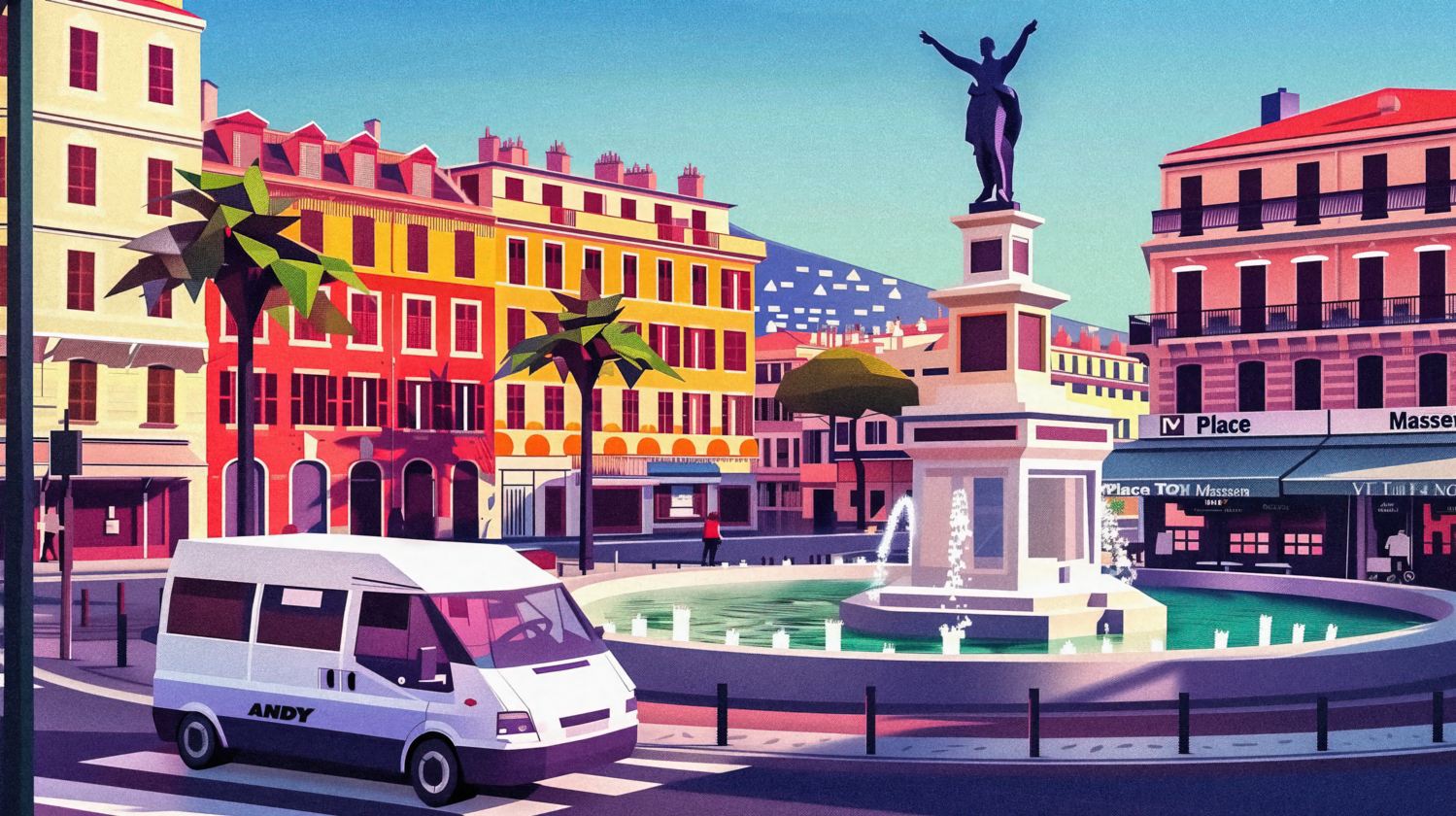 Barcelona-El Prat Airport to Nice